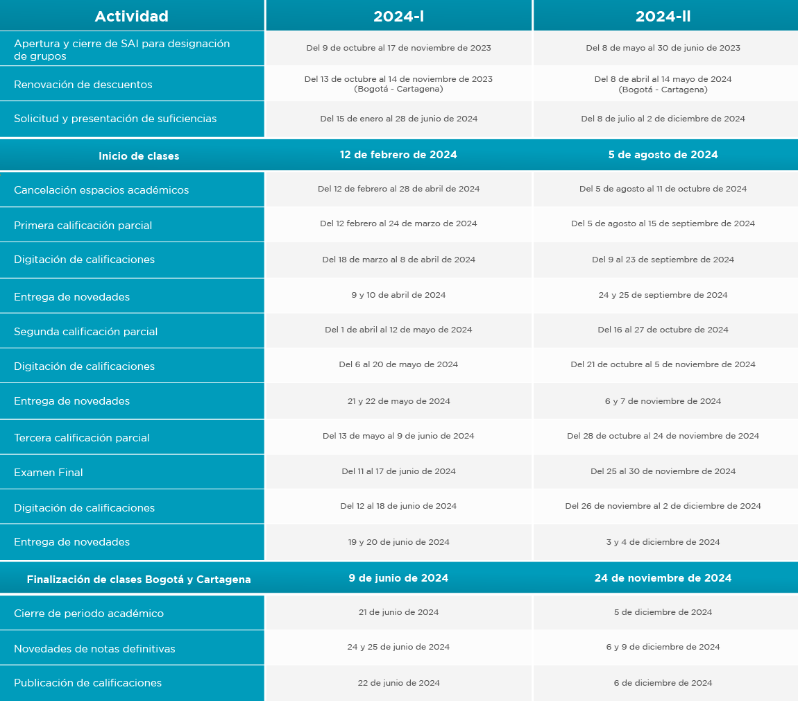 Calendario académico del sena 6
